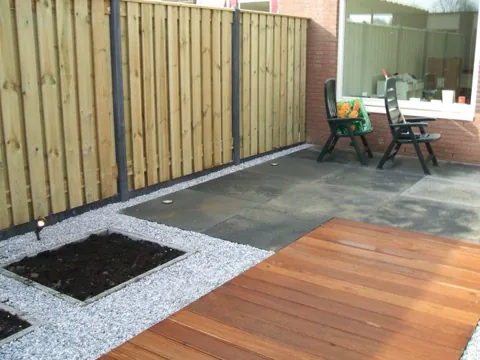 Tuinproject van Hovenier Klavertje 4: aanleg en bestrating