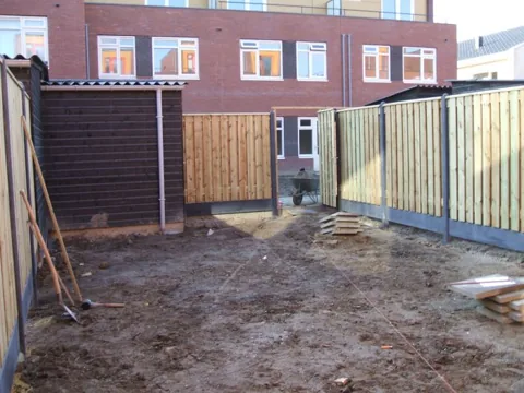 Tuinproject van Hovenier Klavertje 4: aanleg en bestrating