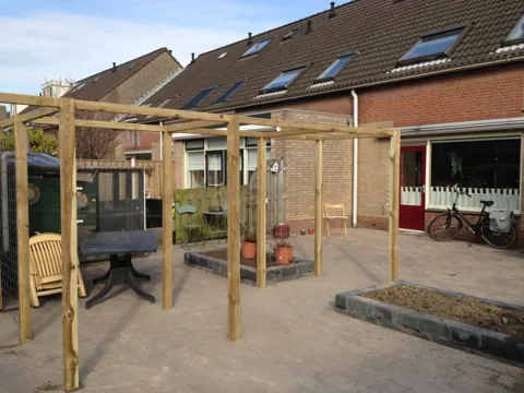 Tuinproject van Hovenier Klavertje 4: aanleg en bestrating